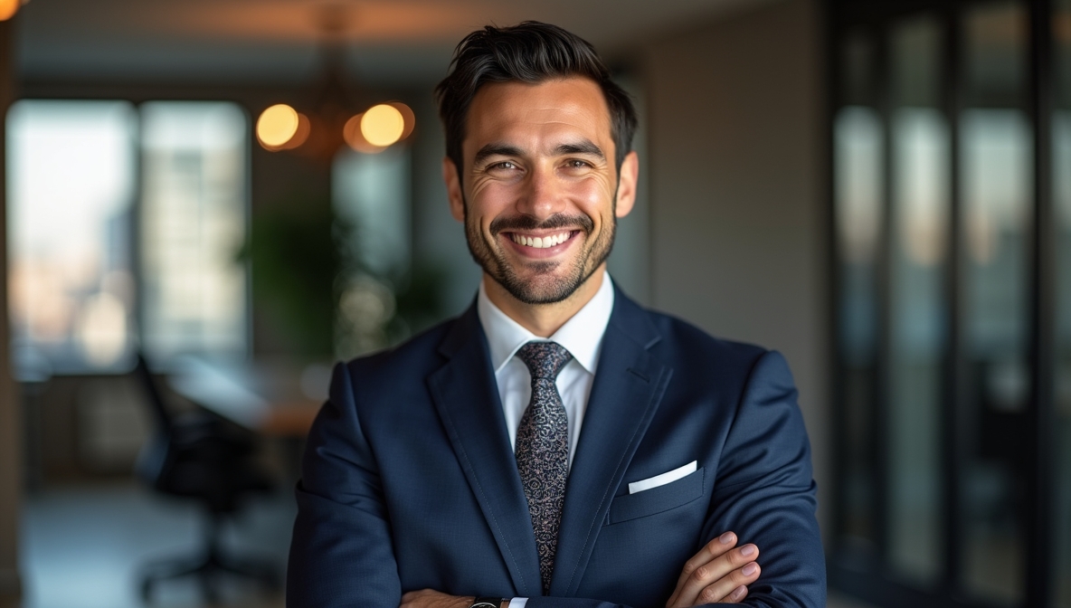 Stylist preparing outfits on a minimalist rack
